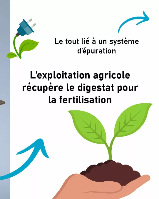 digestat de méthanisation pour la fertilisation